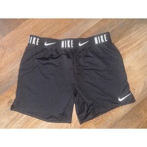 Nike‎ Dri Fit Women's Athletic Shorts Black Size M Gym Workout Training